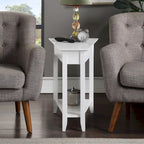 Convenience Concepts American Heritage Wedge End Table with Shelf