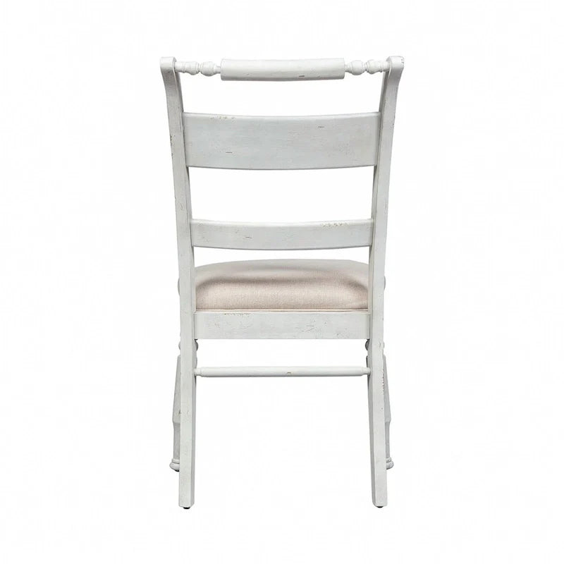 Whitney Antique Linen Slat Back Side Chair (Set of 2)