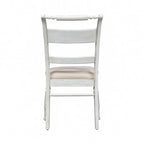 Whitney Antique Linen Slat Back Side Chair (Set of 2)