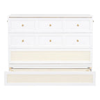 Nestfair Full Size Murphy Bed with Large Drawers
