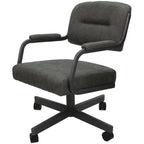 Swivel Kitchen Dining Caster Chair with Wheels - M-110 - N/A