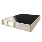 CraftPorch Solid Wood 8-Inch Box Spring Foundation with Wood Slats