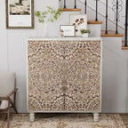 COSIEST Vintage Sideboard Storage Cabinet and Buffet