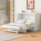 Nestfair Full Size Murphy Bed with Large Drawers